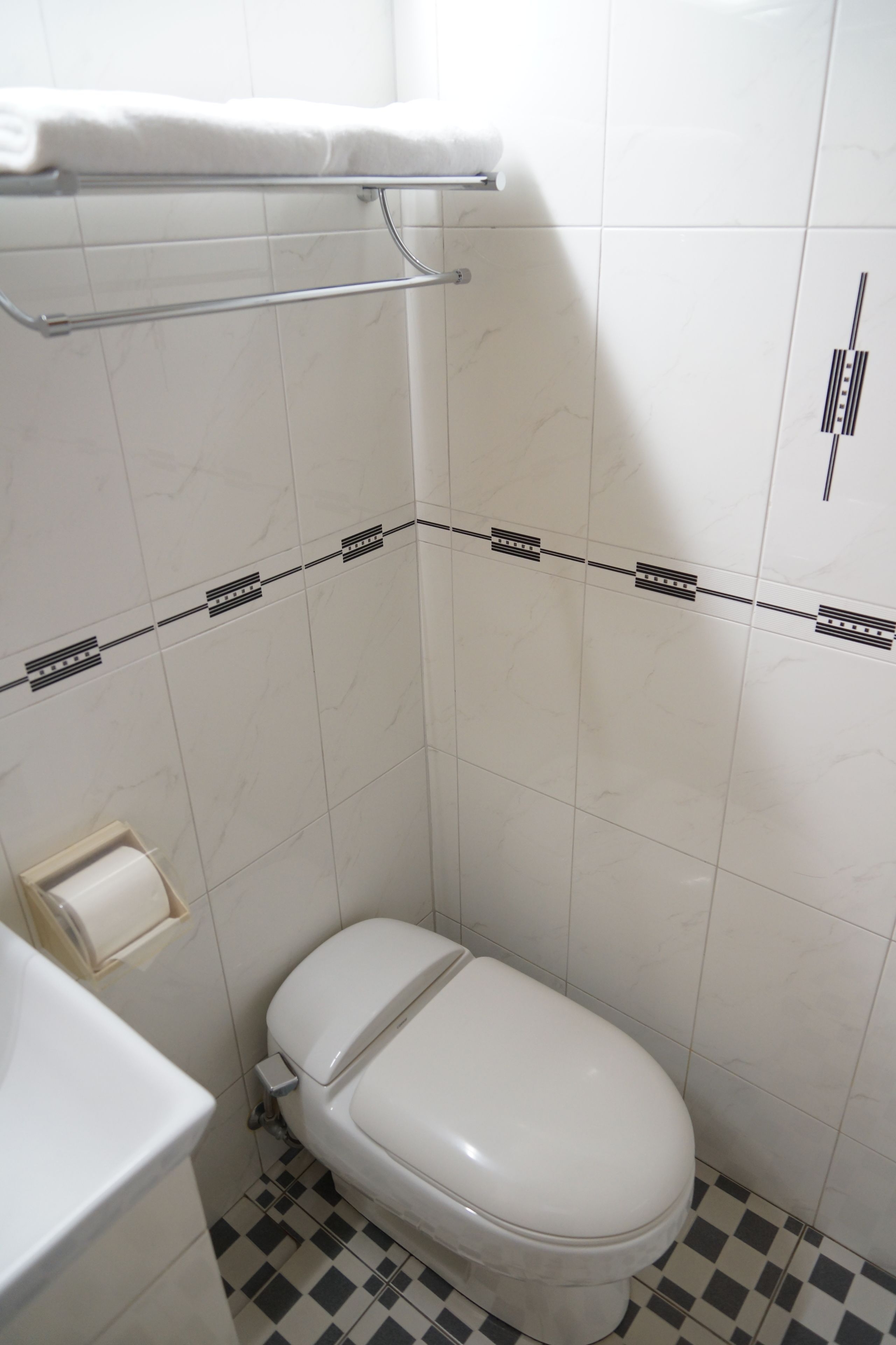 standard double room | bathroom amenities | rainfall showerhead, hair dryer, slippers, towels