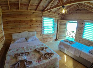 베이직 더블룸, 침실 1개, 금연, 바다 전망 | 간이 침대, 무료 WiFi