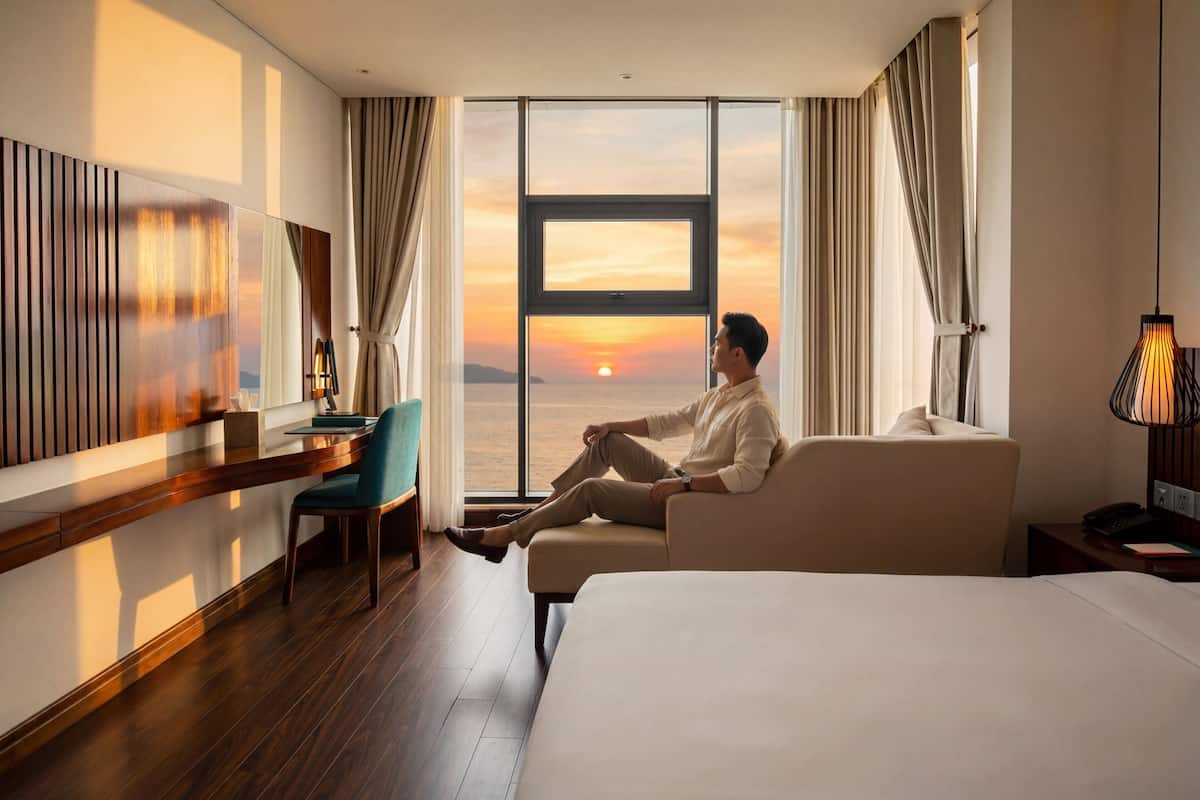 Premium bedding, memory foam beds, minibar, in-room safe