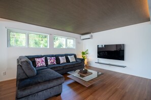 Luxury Villa, 3 Bedrooms, Non Smoking, Terrace | Living area | 50-inch flat-screen TV with digital channels, TV - Lux Terrace Okinawa (Onna)