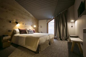 Caja de seguridad en la habitación y cortinas blackout 