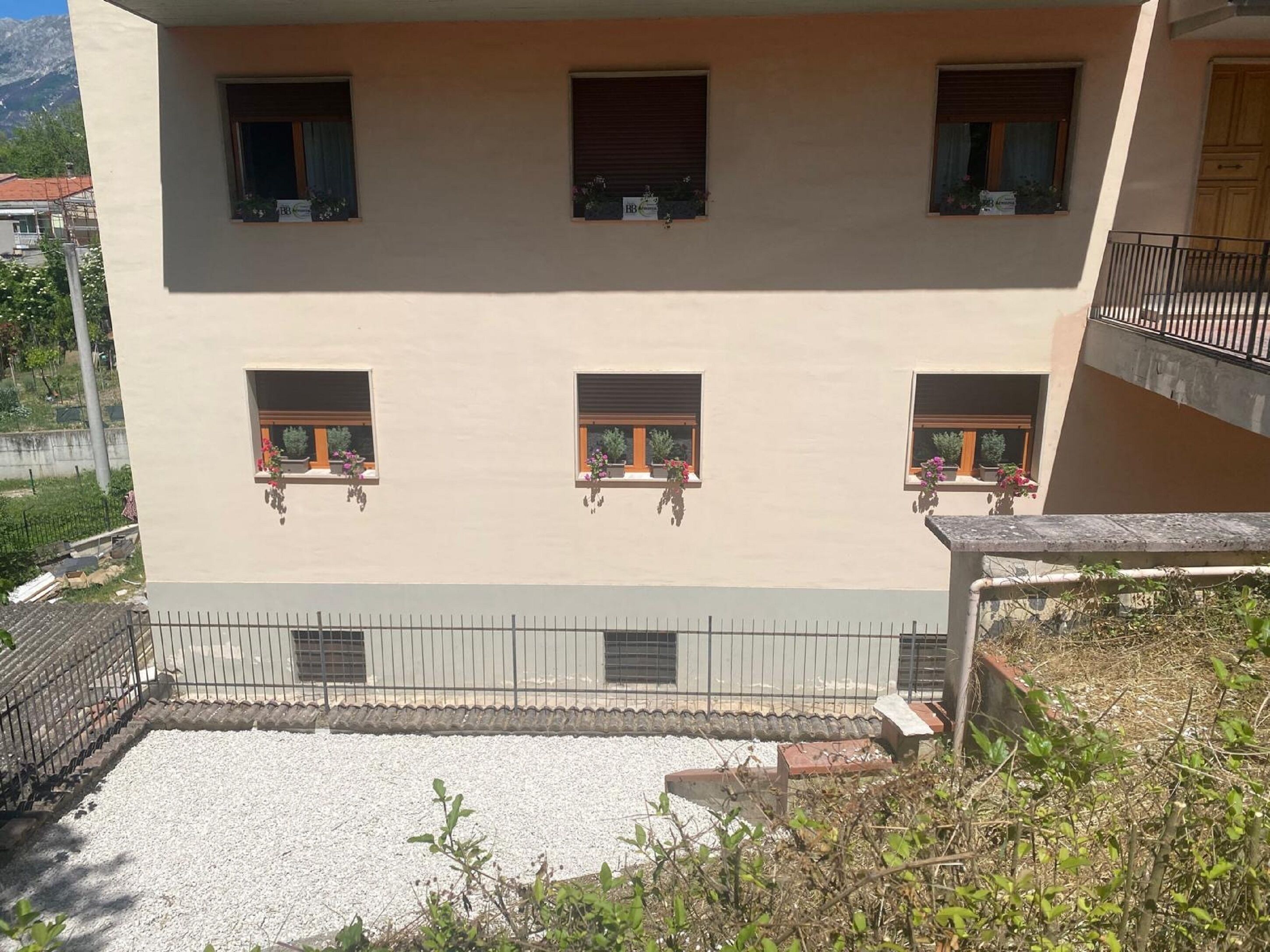 Fassade der Unterkunft