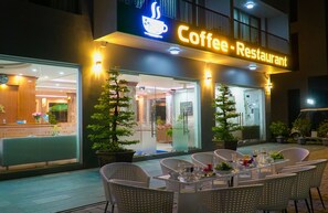 Front of property – evening/night
