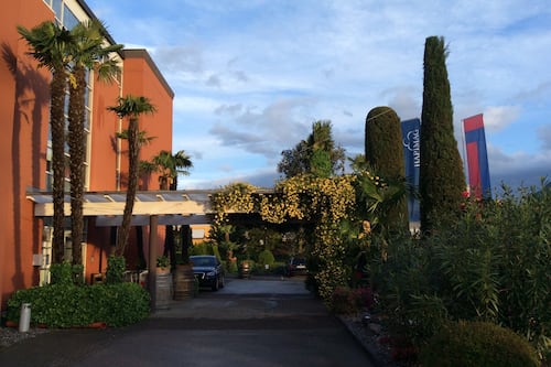 Front of property – evening/night