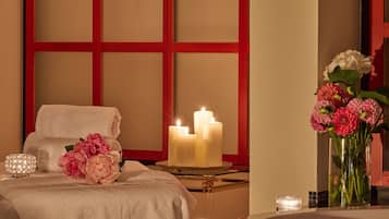 Salas de tratamientos para parejas, sauna, bañera de hidromasaje