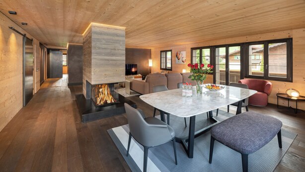 Flat-screen TV - Gstaad Residence by Swiss Hotel Apartments (Saanen)