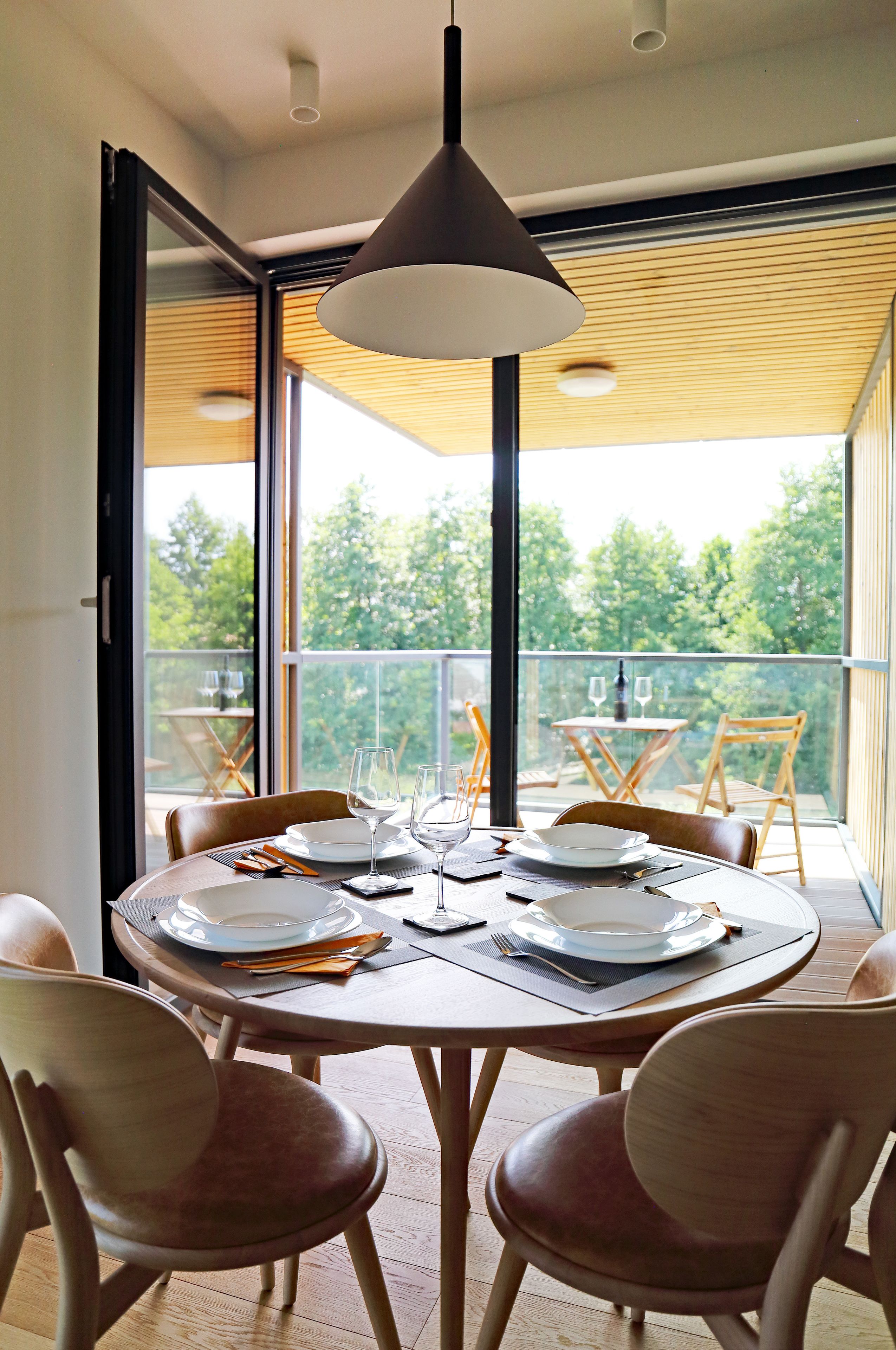 Huoneisto, 2 makuuhuonetta, parveke (S10) | Ruokailu omassa huoneessa