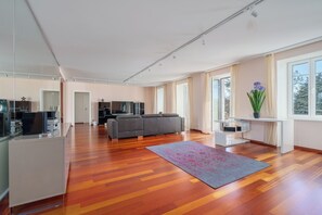 Deluxe Apartment, 2 Bedrooms (Second Floor) | Living area | Flat-screen TV