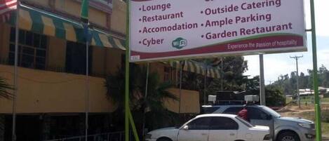 Fassade der Unterkunft