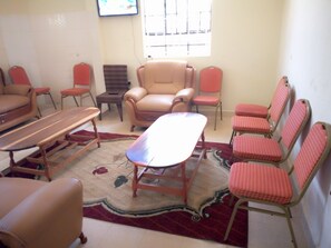 Sala de estar en el lobby