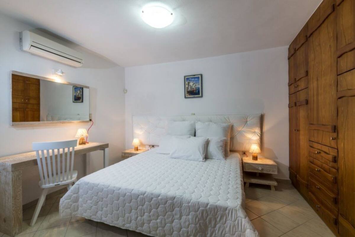 Villa, 3 Bedrooms, Private Pool, Sea View (Loukritia) | 3 bedrooms, premium bedding, in-room safe, individually decorated