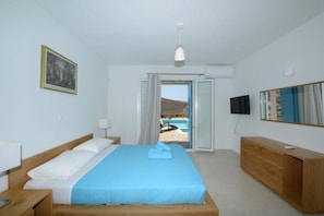 Villa, 3 Bedrooms, Private Pool, Sea View (Erato) | Premium bedding, in-room safe, individually decorated