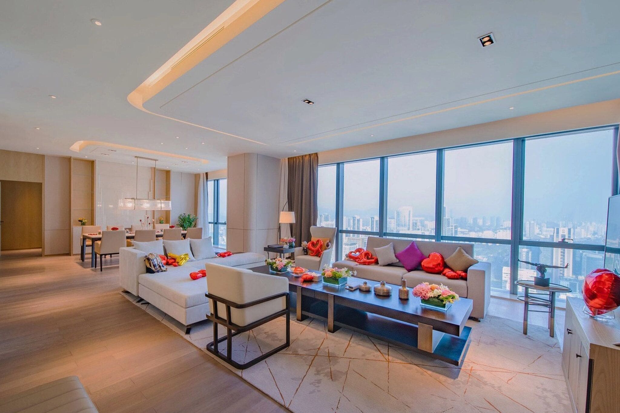 Presidential Suite, Club lounge access | Minibar, in-room safe, individually decorated, desk