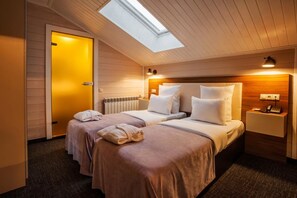 스탠다드 더블룸 또는 트윈룸 | 방음 설비, 다리미/다리미판, 무료 WiFi