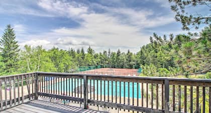 ¡NUEVO! Ski-In / Ski-Out Peru Condo en Bromley Mountain