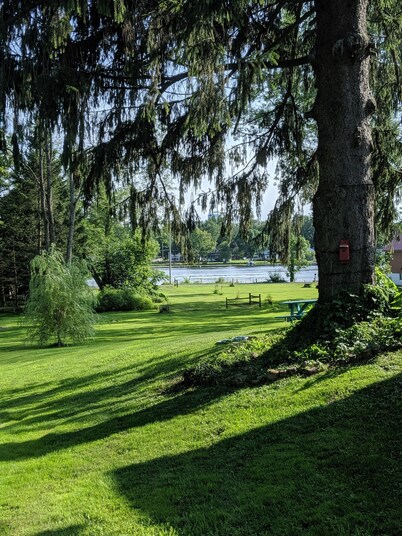 Large docks, place for memories as one of a kind.  Relax, play, swim, fish