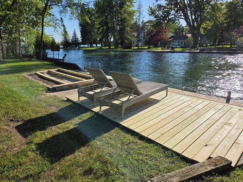 One of a kind location on  Mullett Lake & Cheboygan River
