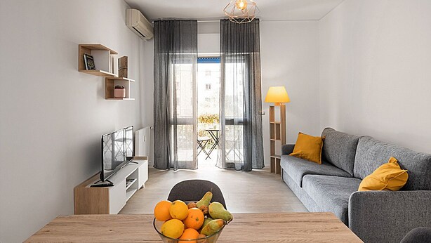 Appartement, 2 chambres | Coin séjour