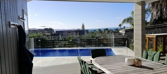 Red Beach home with a view.