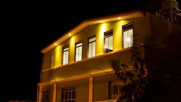 Front of property – evening/night
