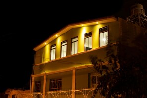 Front of property – evening/night