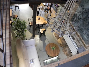 Zona de estar del vestíbulo