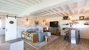 Smart TV, fireplace, offices