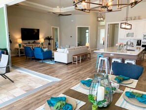 Smart TV, toys, books, stereo