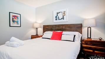 2 chambres, bureau, fer et planche à repasser, Wi-Fi gratuit