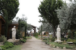 Vista frontal de la propiedad