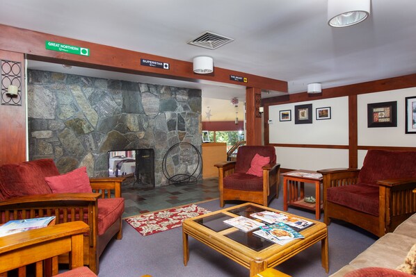 Sala de estar en el lobby