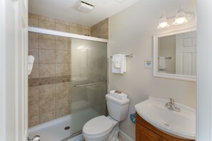 Shower, towels