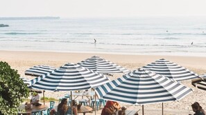 On the beach