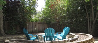 Lovely private master suite with back-yard