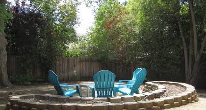 Lovely private master suite with back-yard