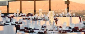 Outdoor banquet area - Hotel Apache (Las Vegas)