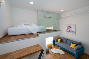 1 Schlafzimmer, Zimmersafe, Schreibtisch, schallisolierte Zimmer