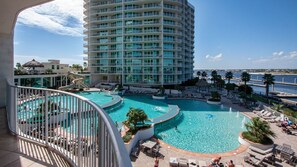 Outdoor pool - Three Bedroom With Media Room - Unit Crd0202 (Orange Beach)