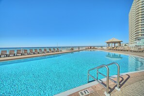 Outdoor pool - Treasure Island 0212 (Panama City Beach)