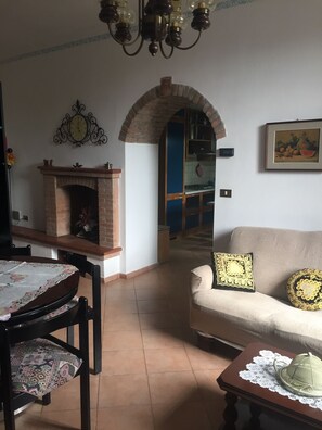 تلفزيون، مدفأة