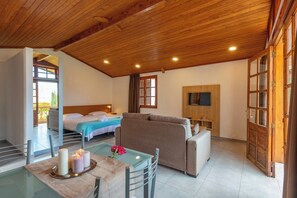 1 makuuhuone, vauvan matkasänky, ilmainen Wi-Fi, vuodevaatteet