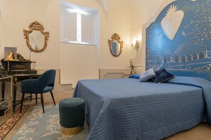 Habitación Deluxe, 1 habitación, baño en la habitación | Sábanas italianas Frette, ropa de cama de alta calidad y edredón 