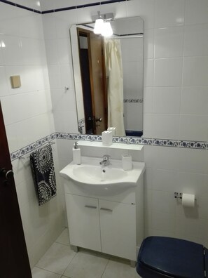 Free toiletries, hair dryer, towels, toilet paper