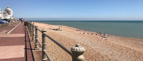 On the beach