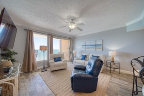 42-inch TV with cable channels