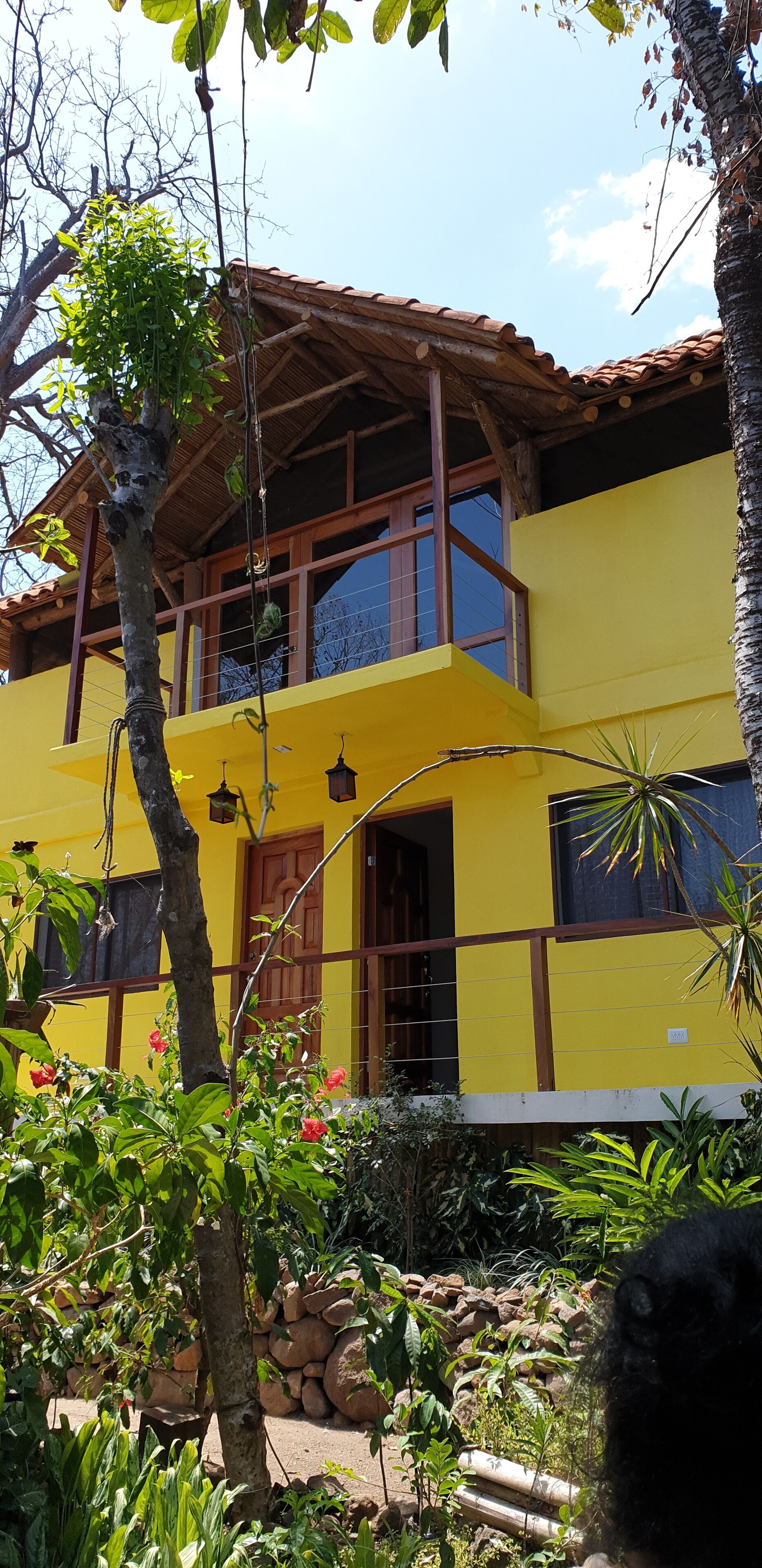 Façade de l’hébergement