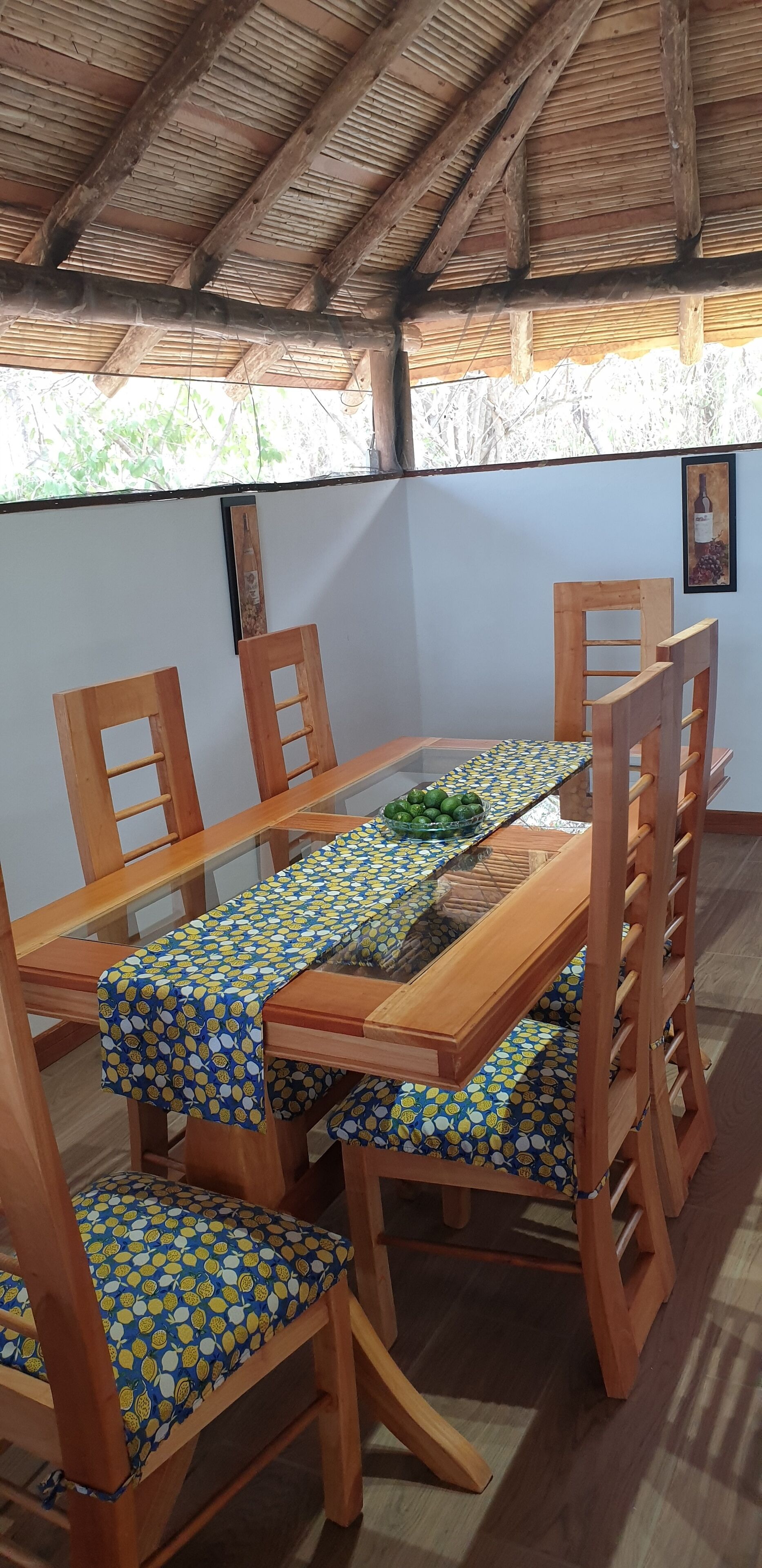 Deluxe Cabin | Living area | 32-inch Smart TV with cable channels