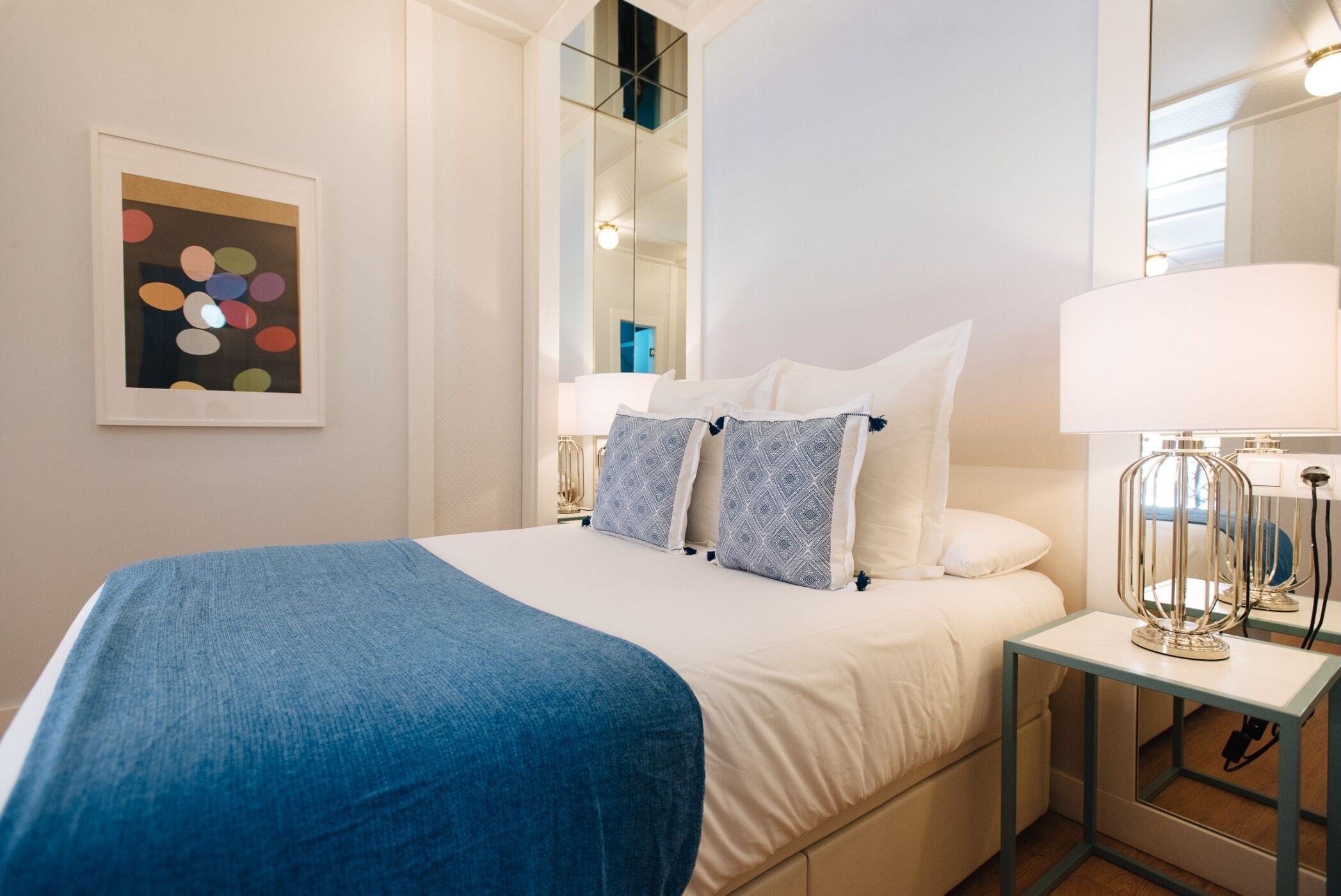 1 室のベッドルーム、防音設備、アイロン / アイロン台、インターネット