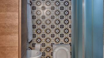 Secador de pelo, toallas, jabón y champú