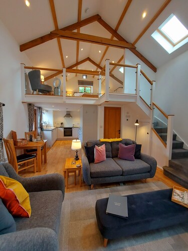 Neu August 2019 - Geräumige, romantische Luxusscheune für Paare in der Nähe von Exmoor & Coast